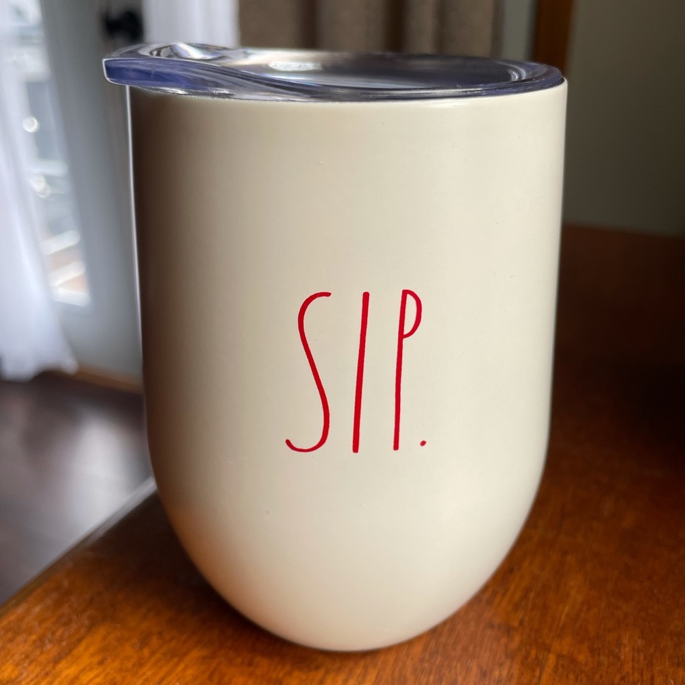 Rae Dunn 12 oz SIP wine tumbler